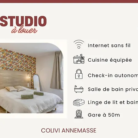 Lägenhet Colivi Superieur 30m2 Gare